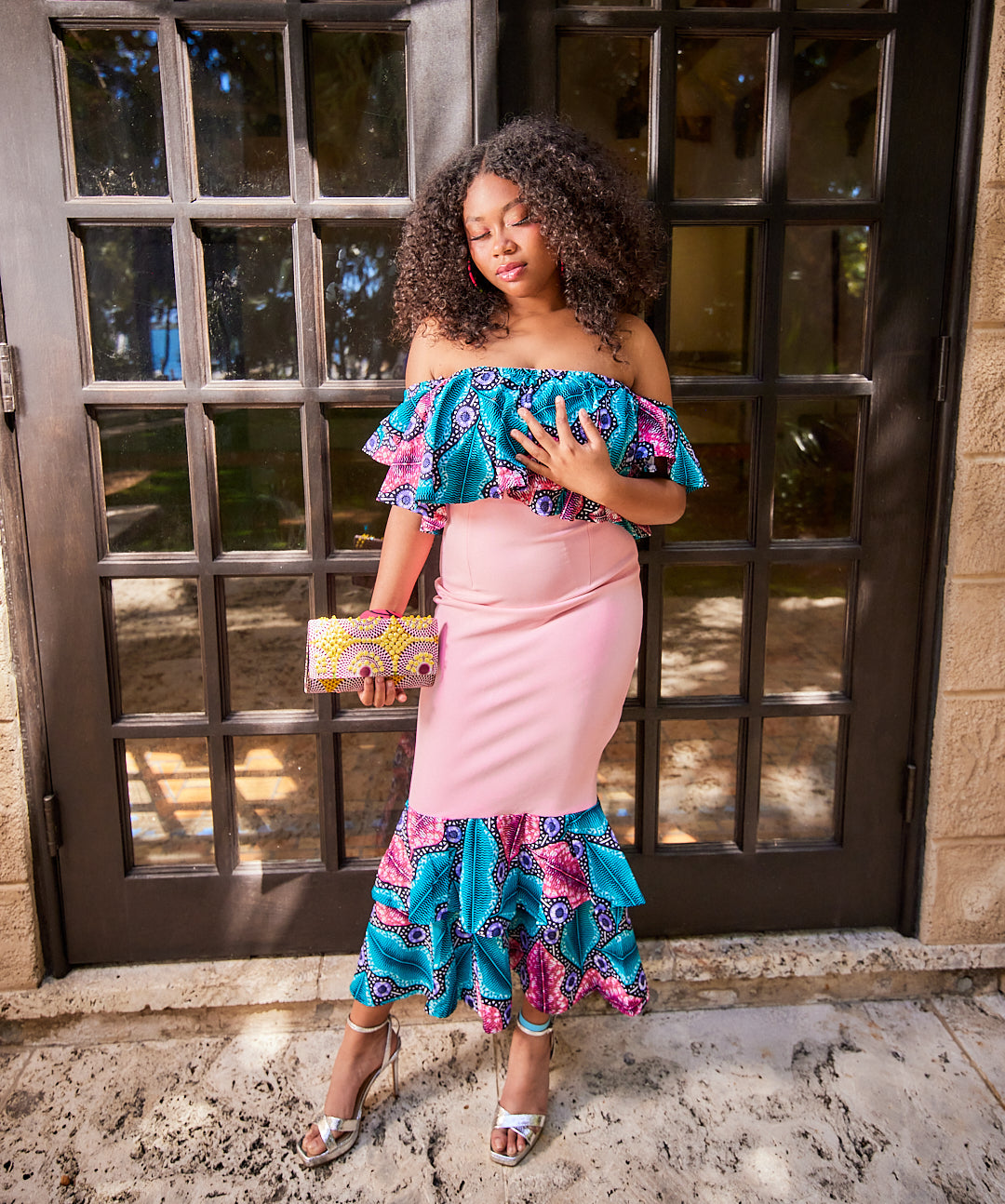 Pastel Pink Ilorin Dress