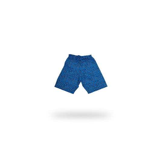 AFROZAKS | Blue Ankara Shorts - afrozaks