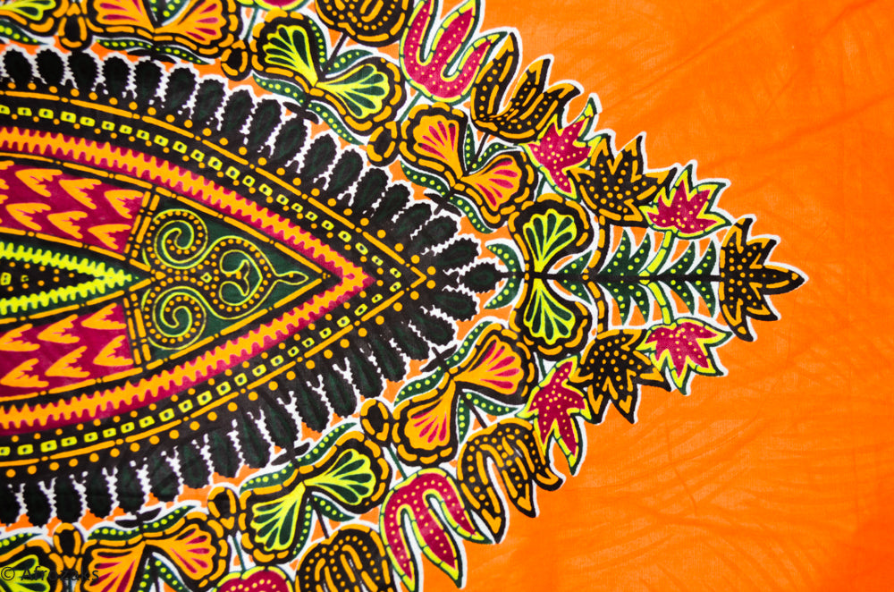 AFROZAKS | Orange Ra-Ra Skirt - afrozaks