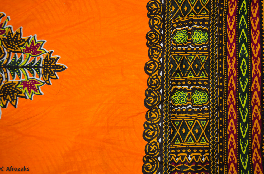 AFROZAKS | Orange Ra-Ra Skirt - afrozaks