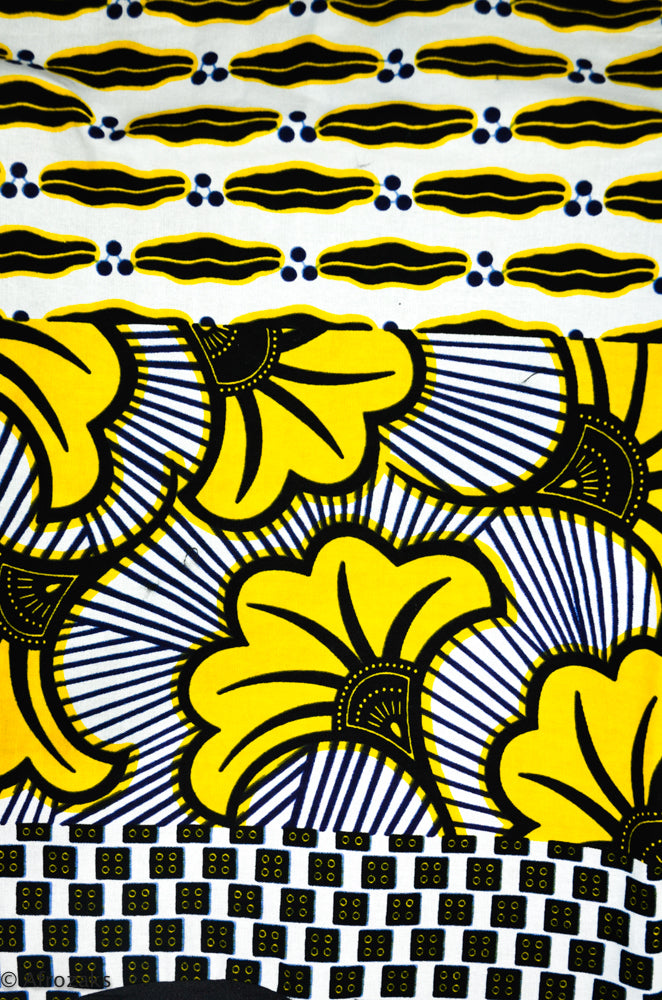 AFROZAKS| Yellow Petal Crop-Top - afrozaks